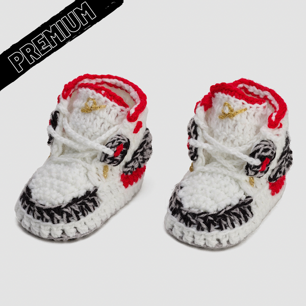 White 2025 crochet shoes