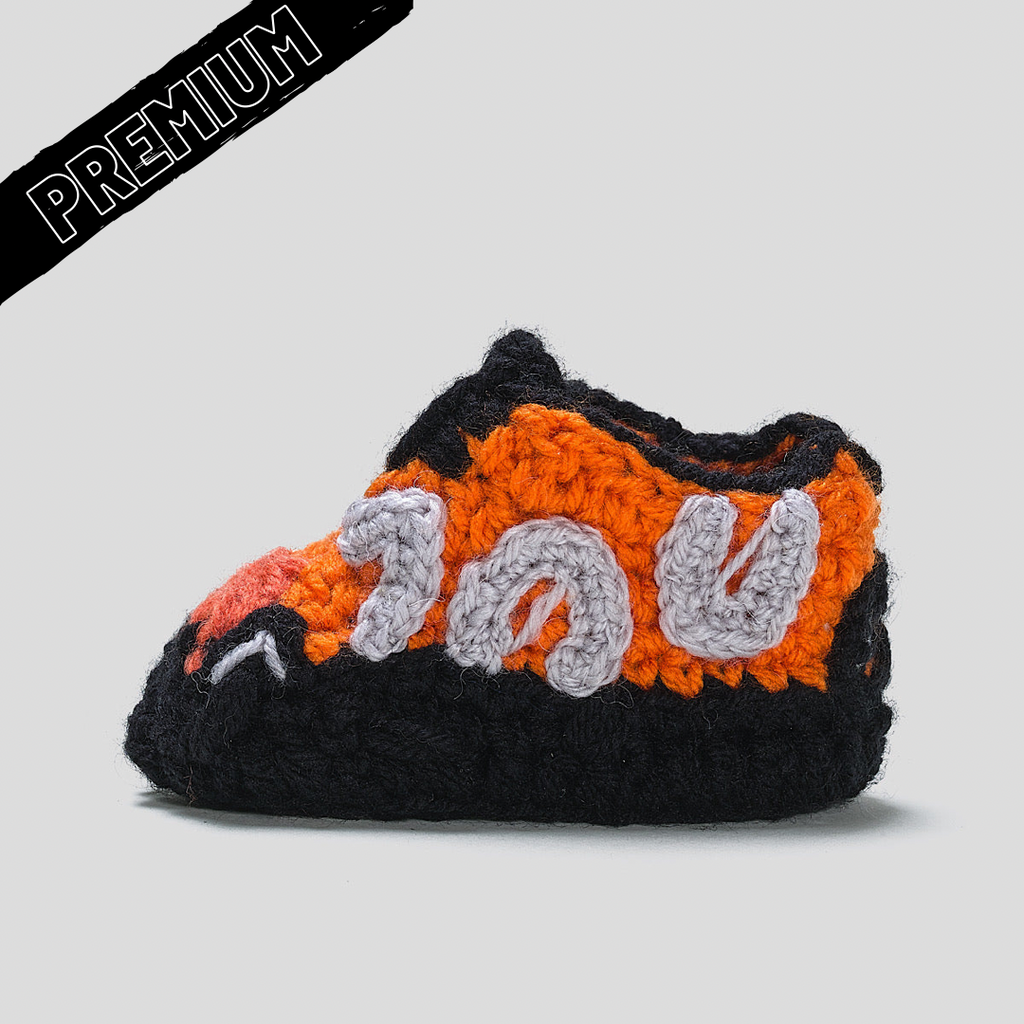 Baby Crochet Yzy M-Orange (Soft felt non-slip bottom)