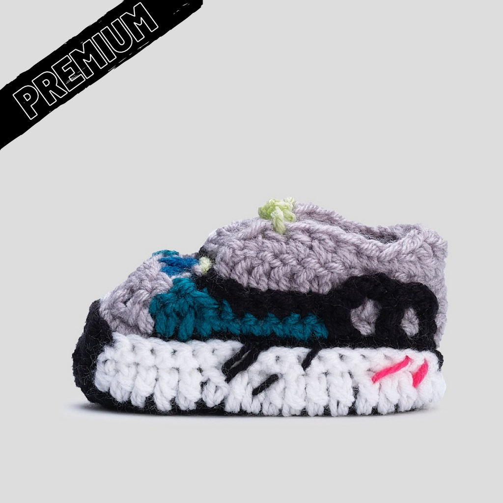 Baby Crochet Yzy Wave (Soft felt non-slip bottom & Shoe Box)