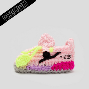 Baby Crochet IB-OFF-W EL (Soft felt non-slip bottom & Shoe Box)