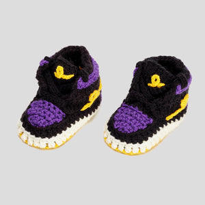 Baby Crochet IB-1 Mamba Forever (Soft felt non-slip bottom & Shoe Box)