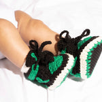 Baby Crochet IB-1 Shamrock (Soft felt non-slip bottom & Shoe Box)