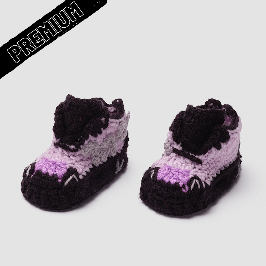 Baby Crochet Yzy M-Purple (Soft Felt bottom)